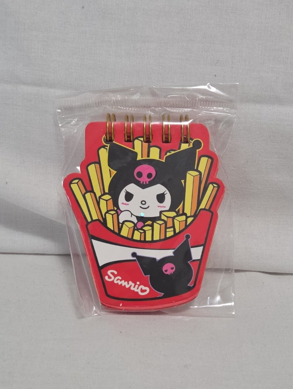 Kuromi french fries mini notebook